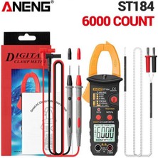 ANENG Sarı Aneng ST184 Dijital Multimetre Pens Metre True Rms 6000 Sayımlar Profesyonel Ölçüm Test Cihazları Ac/dc Gerilim Akım Test Cihazı (Yurt Dışından)