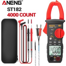 ANENG ST182 Aneng ST182 Pense Ampermetre Amperometrik Pens Metre Profesyonel Dijital Multimetre Otomotiv Test Cihazı 4000 Ohm Test Araçları (Yurt Dışından)