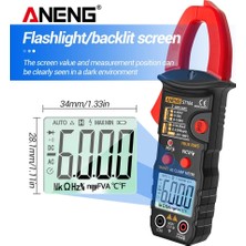 ANENG ST184 Sarı Aneng ST184 6000 Sayım Dijital Profesyonel Multimetre Pens Metre True Rms Ac/dc Gerilim Test Cihazı Ac Akım Hz Kapasite Ohm (Yurt Dışından)