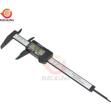 Liyao Siyah 0-150MM 6 Inç Karbon Fiber Elektronik Dijital Kumpas Mikrometre Sürmeli Kumpas Ölçer Ölçme Aracı Endüstriyel Otomotiv Için (Yurt Dışından)