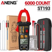 ANENG ST193 Aneng ST194 Dijital True Rms Multimetre Pens Metre 6000 Sayısı Dc/ac Akım Kelepçesi Gerilim Araba Test Cihazı Hz Kapasite Ohm Aracı (Yurt Dışından)