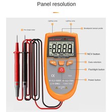 Liyao Temel Multimetre Huajıayı Dijital Pens Metre Mini Multimetre Dijital Tonometre Pense Ampermetre Araçları Akım Temperaturetest Ncv Otomatik Aralığı (Yurt Dışından)