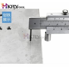 Liyao 200MM 0-200MM Markalama Sürmeli Kumpas Karbür Çizici ile Paralel Işaretleme Ölçme Cetvel Işaretleme Ölçme Paralel Çapraz Kumpas (Yurt Dışından)
