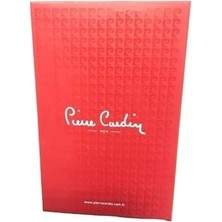 Pierre Cardin Deri Cüzdan Kemer İkili Set - Siyah