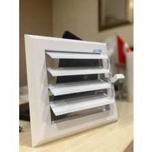 Ecovent 25X45 Alüminyum Menfez Yüzeysel Hareketli Beyaz