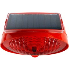Solar Yuvarlak Flaşörlü Kırmızı Klasik Kedi Gözlü Ağırlıklı Koni Seti Trafik Dubası