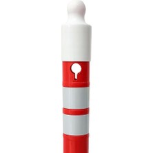 Dubalı Uyarı Dikmesi 110 x 1200 mm Reflektifli 10`lu Set