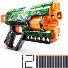 X Shot X-Shot Skins Griefer 12 Mermili Sünger Dart Atan Tabanca 32 cm - Camo