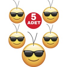 Oasis Life Gözlüklü Emoji Oto Araç Kokusu Buble Gum Esans 5 Adet