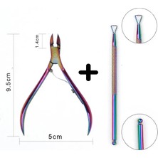 3Danlu Ct Seti Tırnak Tırnak Eti Makası Tırnak Eti Makası Kesici Paslanmaz Çelik Manikür Itici Ölü Cilt Sökücü Tırnak Makası Pense Pedikür Araçları (Yurt Dışından)