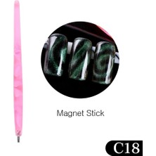 3Danlu C18 Nail Art Mıknatıs Sopa Kurulu Güçlü Magetic Kalem 9d Kedi Gözü Jel Lehçe Vernik Hattı Şerit Etkisi Manikür Tırnak Araçları TR1612 (Yurt Dışından)