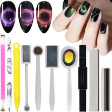 3Danlu C18 Nail Art Mıknatıs Sopa Kurulu Güçlü Magetic Kalem 9d Kedi Gözü Jel Lehçe Vernik Hattı Şerit Etkisi Manikür Tırnak Araçları TR1612 (Yurt Dışından)