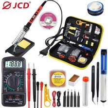 Liyao QH908U Kıt2 80W 110V, Ab Jcd Yeni Elektrikli Havya Seti Anahtarlı Ayarlanabilir Sıcaklık 80W LCD Dijital Multimetre Kaynak Onarım Araçları 908U (Yurt Dışından)