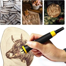 Liyao LH30-S2 60W,CN Pyrography Ahşap Yakma Kiti Profesyonel Ahşap Yakıcı Aracı Çift Kalem 30 Ipuçları (Yurt Dışından)