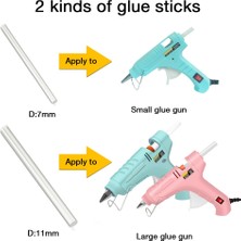 Liyao 11MM 10 Adet 20 Adet/grup 7mm / 11MM Şeffaf Sıcakta Eriyen Tabanca Tutkal Çubukları Isı Tabanca Tabanca Yapıştırıcı Dıy Araçları Tamir Alaşım Aksesuarları (Yurt Dışından)