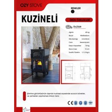 OZYSTOVE Kuzineli Pelet Sobası