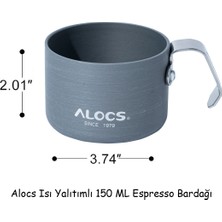 Alocs Isı Yalıtımlı Bardak Espresso Bardağı 150 ml