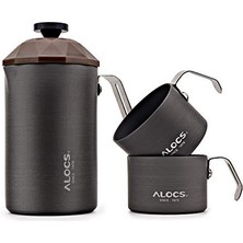 Alocs Paslanmaz Çelik French Press 600 ml