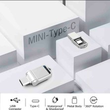 Microdrive 32GB. Type-C ve USB Flash Bellek Çift Girişli Metal Sağlam Orjinal