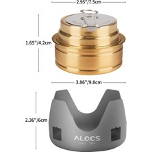 Alocs Mini Sıvı Yakıt Ocağı