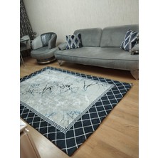 Espical Home Ipek Kadife Kumaştan Lastikli Halı Örtüsü