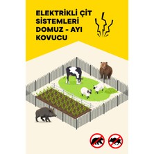Atlas Elektrikli Çit 5 Yıl Garanti 1500MT Profesyonel Set Ömürlük No3