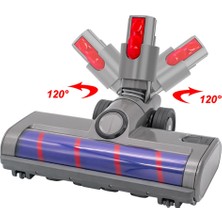 Decisive Motorlu Zemin Fırça Kafası Aracı V7 V10 V11 V15 Elektrikli Süpürge Yumuşak Süpürgesi Silindir Kafası Zemin Fırçası (Yurt Dışından)