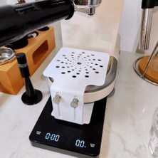Decisive Kahve Tartı Rafı Kahve Terazisi Tutucu Espresso Makinesi Elektronik Terazi Rafı Kahve Makinesi Terazi Standı Gümüş (Yurt Dışından)