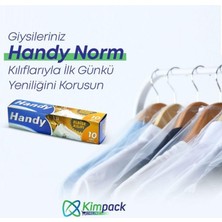 Handy Vakumsuz Şeffaf Giyisi Elbise Ceket Mont Askı Kılıfı Poşeti Torbası - 10 Adetlik 3 Kutu