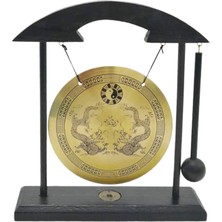 Surjion Gong Süs Rüzgar Çanları Feng Shui Pirinç Gong Masaüstü Çin I (Yurt Dışından)