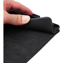 Yihang Boutique Samsung Galaxy S23 Fe Bilek Kayışlı Flip Cüzdan Telefon Kılıfı Pu Deri Kart Yuvası Kılıfı (Yurt Dışından)