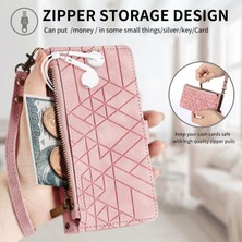 Yihang Boutique Samsung Galaxy A73 5g Cüzdan Kılıf Kelebek Kabartmalı Pu Deri Kickstand Kart Yuvaları Flip Folyo Kapak (Yurt Dışından)
