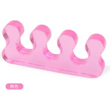 3Danlu 1 Pairs-F-Pembe 2 Adet = 1 Çift Yeni Koruyucu Ayak Parmakları Ayırıcı Uygun Bunyon Düzeltici Malzeme Yumuşak Jel Düzleştirici Paspayı Sedyeler Bakım Aracı (Yurt Dışından)