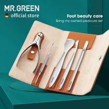 3Danlu MR-9101 Mr.green Pedikür Bıçağı Seti Profesyonel Batık Ayak Tırnağı Ayak Bakımı Araçları Paslanmaz Çelik Tırnak Makası Clipper Sökücü Kiti (Yurt Dışından)