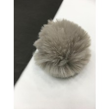 Karan Tuhafiye Ponpon / Yumoş Ponpon 7 cm Taş Rengi