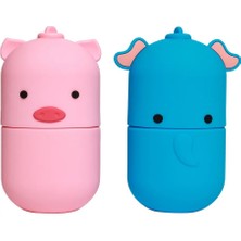 3Danlu Mavi Pembe Silikon Göz Yüz Buz Masajı Rulo (Yurt Dışından)