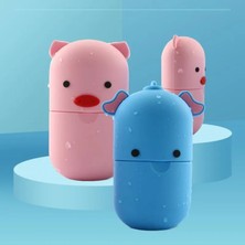 3Danlu Mavi Pembe Silikon Göz Yüz Buz Masajı Rulo (Yurt Dışından)