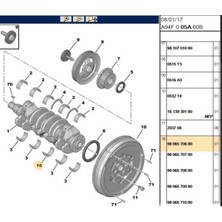 SKT Ön Krank Keçe Berlingo C1 C2 C3 C4 C5 Xsara Nemo Dv4-Dv6 (SKT046119-1608940680)