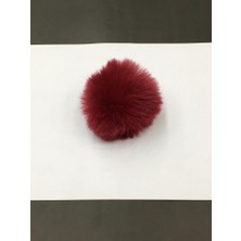 Bordo Karan Tuhafiye Yumoş Ponpon 7 cm Yumuşak Malzeme ile Kolayca Kullanılabilir