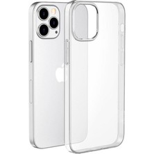 Bufalo Glass iPhone 13 Pro Max Clear Case Şeffaf Darbe Önleyici Kılıf