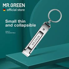 3Danlu MR-3001GE Mr.green Katlanabilir Tırnak Makası Küçük ve Ince Taşınabilir Seyahat Tırnak Makası Paslanmaz Çelik Manikür Kesici Aletler Dosyaları (Yurt Dışından)