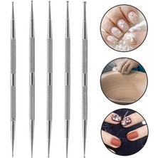 3Danlu N5 Manikür Araçları Nail Art Süsleyen Rhinestone Çiçek Kalem Paslanmaz Çelik Kristal Çift Uçlu Tasarım Boyama Nail Art Süsleyen Kalem (Yurt Dışından)