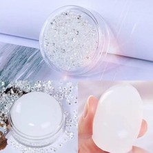 3Danlu Creamywhite Hafif Zarif Nail Art Stamper Profesyonel Araçlar Mini Tırnak Mühür Anti-Scratch Kadın Için (Yurt Dışından)