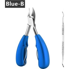 3Danlu Blue-B Yeni Ayak Tırnak Makası Tırnak Düzeltme Kalın Çiviler Batık Ayak Tırnaklarını Pense Kesiciler Ölü Cilt Kir Sökücü Pedikür Bakım Aracı (Yurt Dışından)