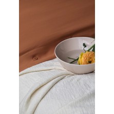 Apricitas Home Essential Kiremit Çift Kişilik %100 Pamuk Nevresim Takımı