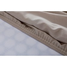 Doqu Home Colourful Fitted Çarşaf Çift Kişilik - Bej