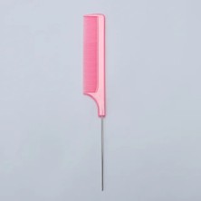 15 Sıcak Moda Siyah Ince Diş Tarak Metal Pin Anti-Statik Saç Stili Sıçan Kuyruğu Tarak 220X28X4MM Saç Şekillendirici Güzellik Araçları (Yurt Dışından)