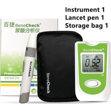 Kit Benecheck Ürik Asit Otomatik Ölçer 10/25 Adet Test Şeritleri ve Lansetler Gut Monitörünün Ürik Asit Ölçümü Için Iğneler Dahil# (Yurt Dışından)