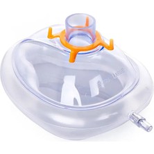 1 Adet Size4 Canack 1 Adet/6 Adet Pvc Anestezi Maskesi Yüksek Kaliteli Tek Kullanımlık Pvc Resüsitasyon Yüz Maskeleri Yetişkin ve Çocuk Için 6 Boyutu (Yurt Dışından)