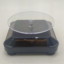 Özer Kutu Solar 360 Derece Döner Ürün Standı (Siyah)